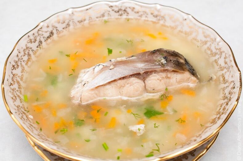 soupe de poisson diététique 6 pétales