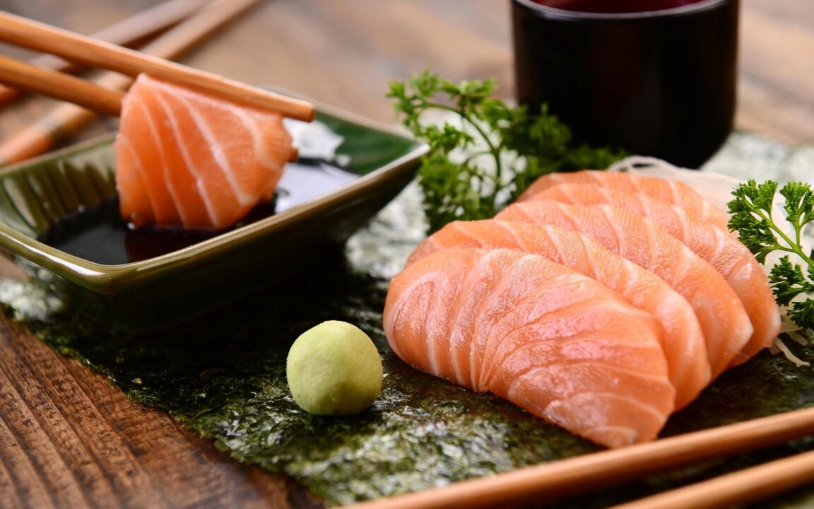 Le poisson est l'un des aliments de base de l'alimentation japonaise, à l'exception des variétés grasses comme le saumon. 
